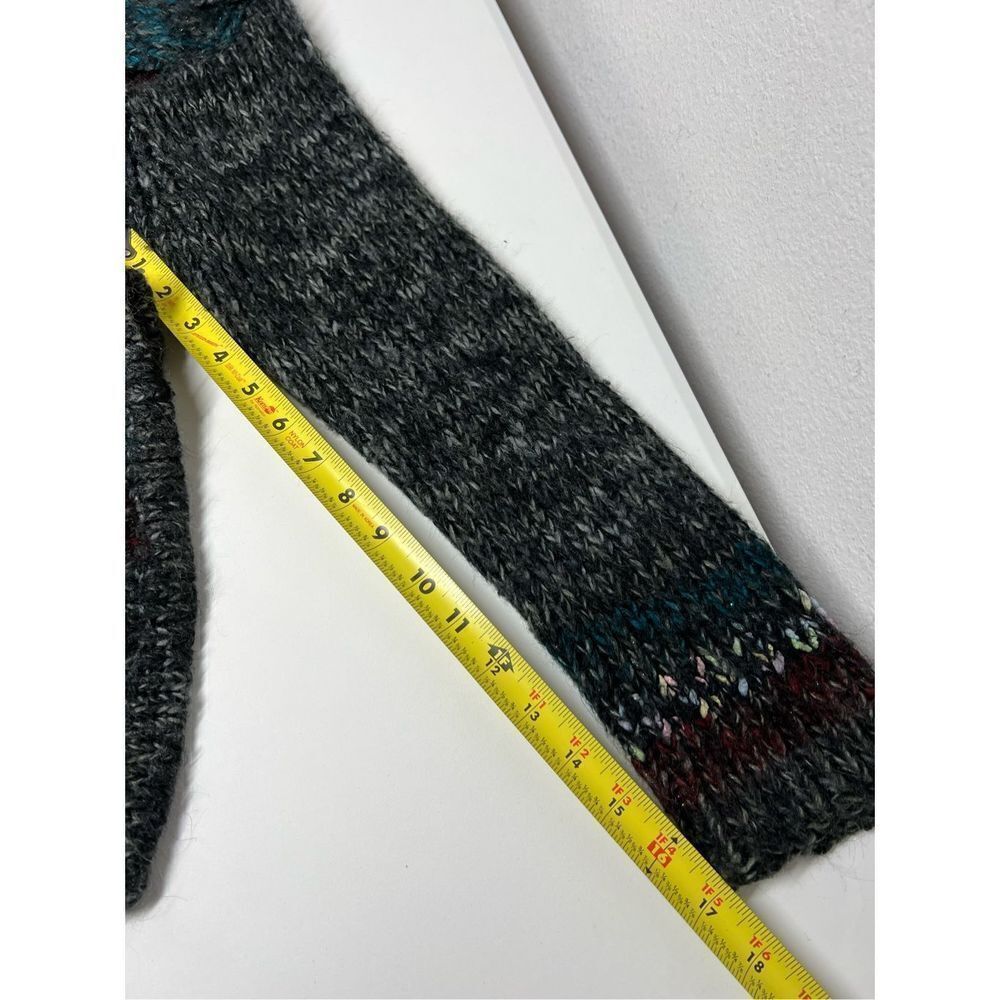 XXI Knit Cable Multicolor one Button Cardigan Size S - Picture 11 of 13